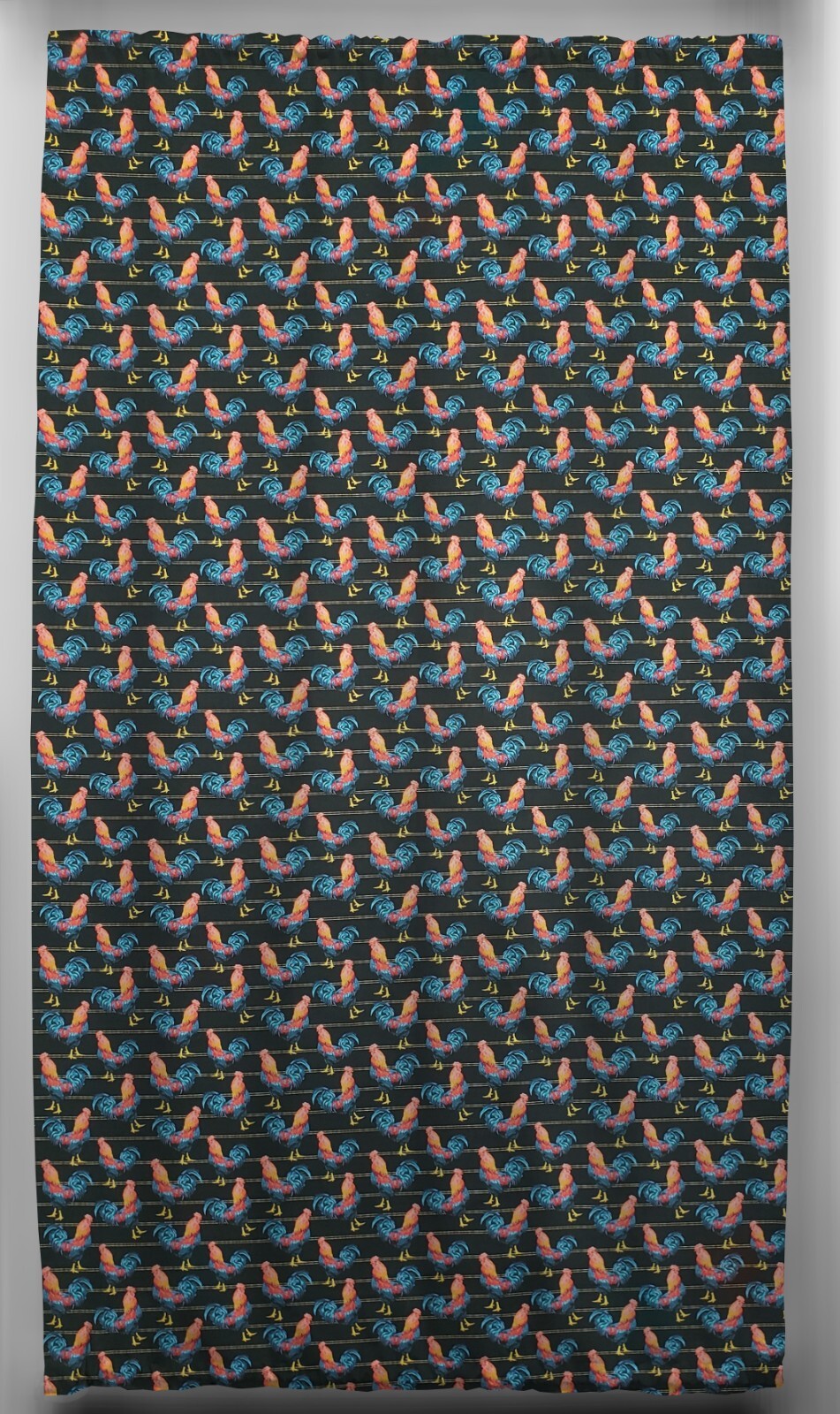 Roosters French Door Curtain Panel with Tie Back (2 Colors Available)