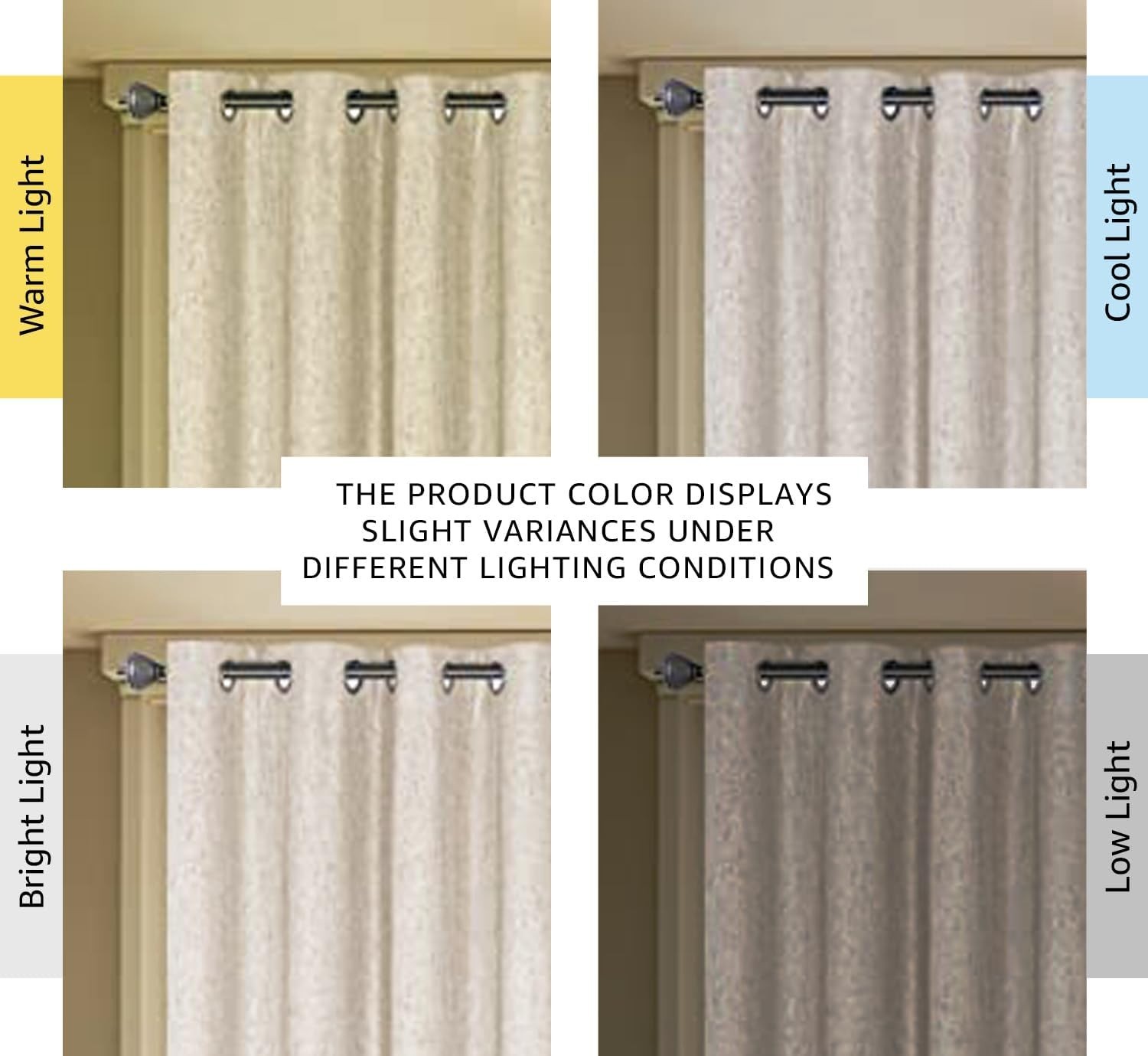 Durable Extra Wide Blackout Curtain Panel – Stylish Natural Linen – W100xL84