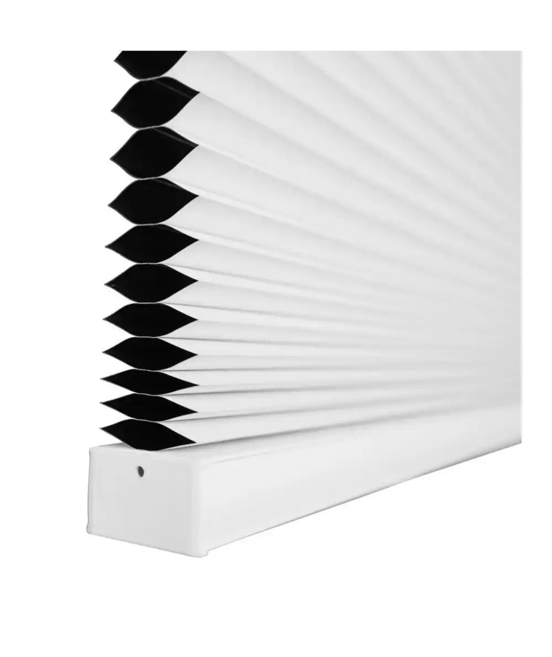 Shadow White Cordless Blackout Cellular Shades 23″ x 48″ Easy Install