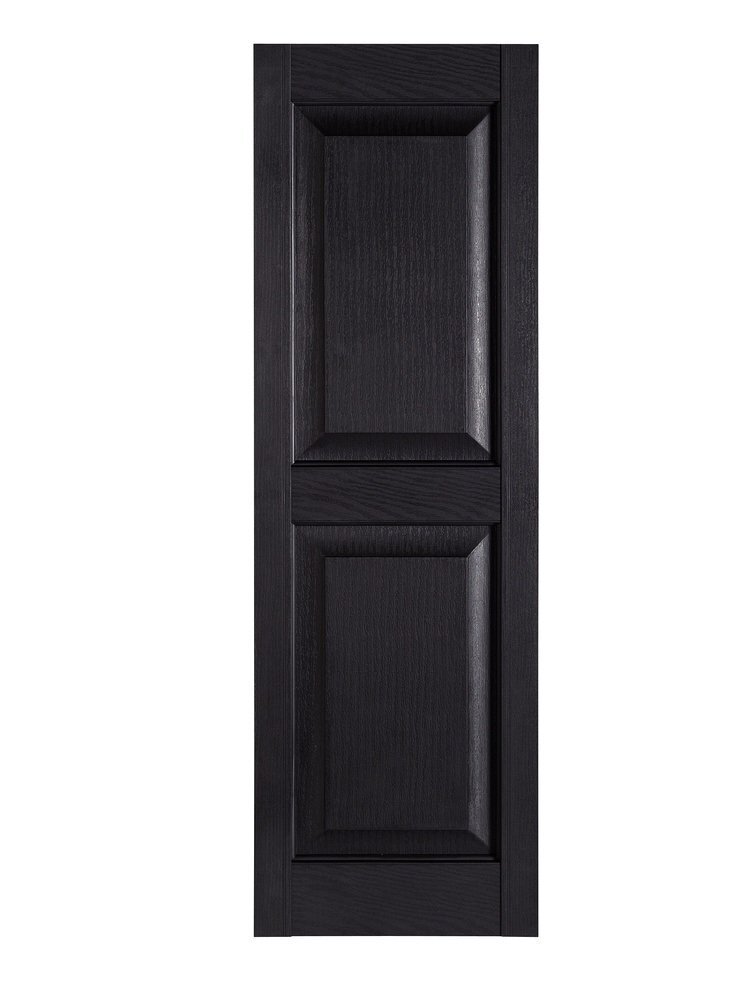 Perfect Shutters Premier Raised Panel Exterior Decorative Shutter, 15″ x 51″,