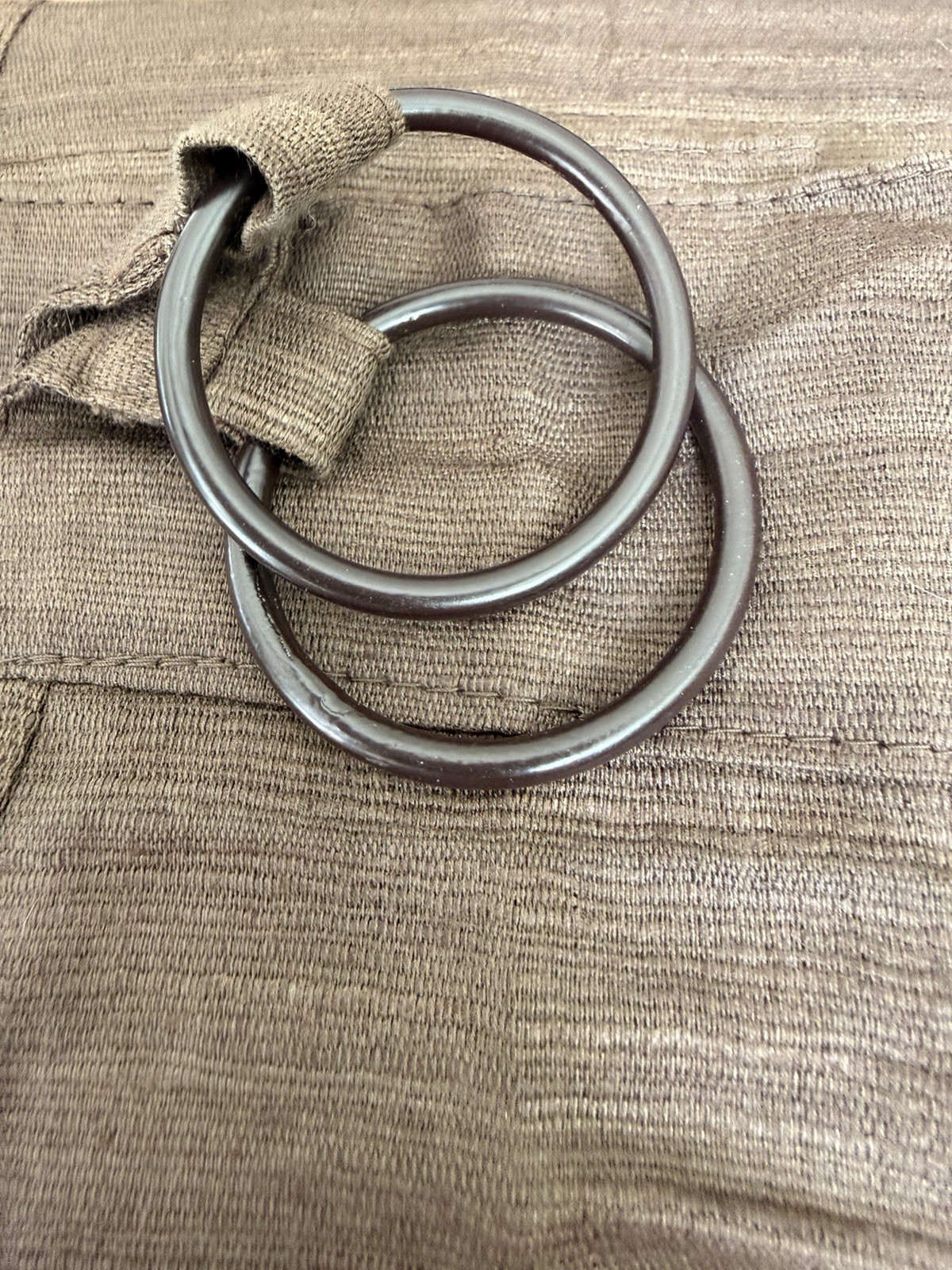 Pottery barn Outlet Sophia Silk Cotton Drape 42×84 Taupe