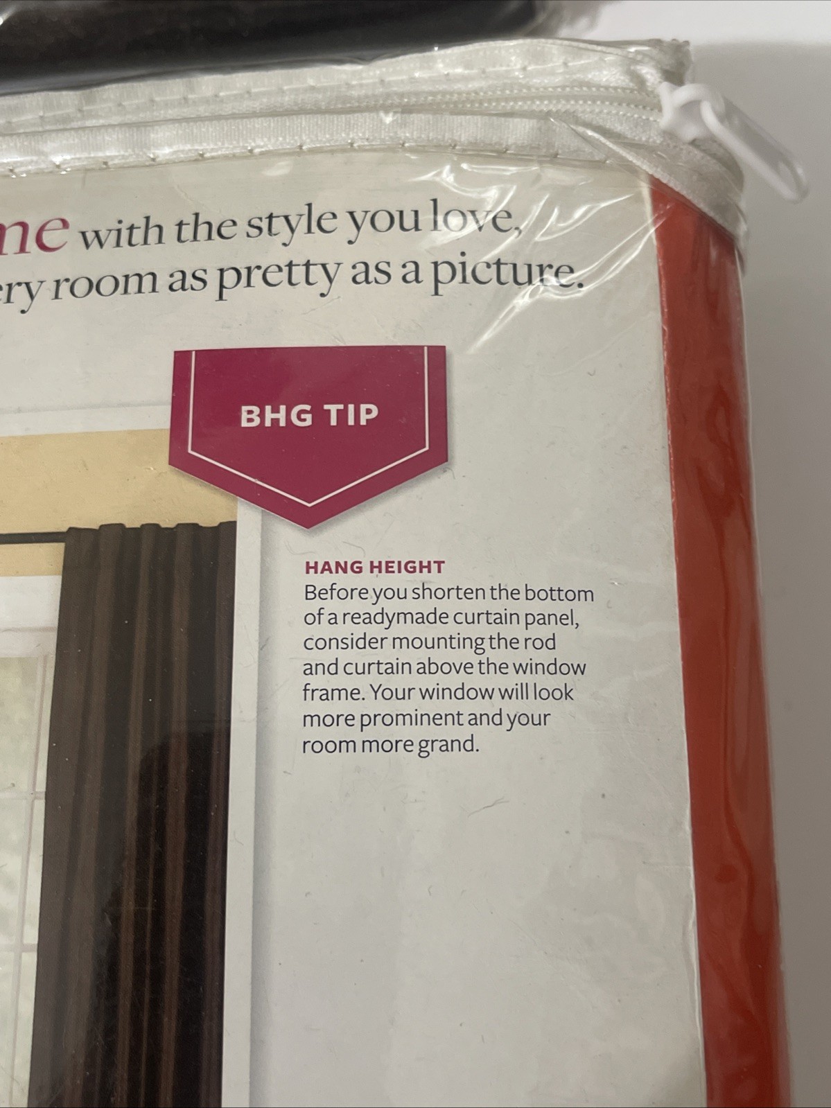 Better Homes Gardens 63” Faux Silk Lined Window Panel Brown Curtain Panel Set
