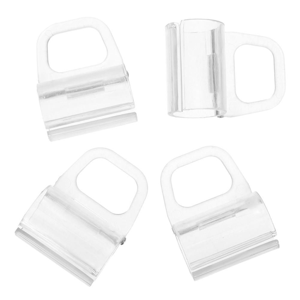 4 Pcs Cordless Shade Lift Handle Blind Pull Clip Bottom Rail Lifting Clamp