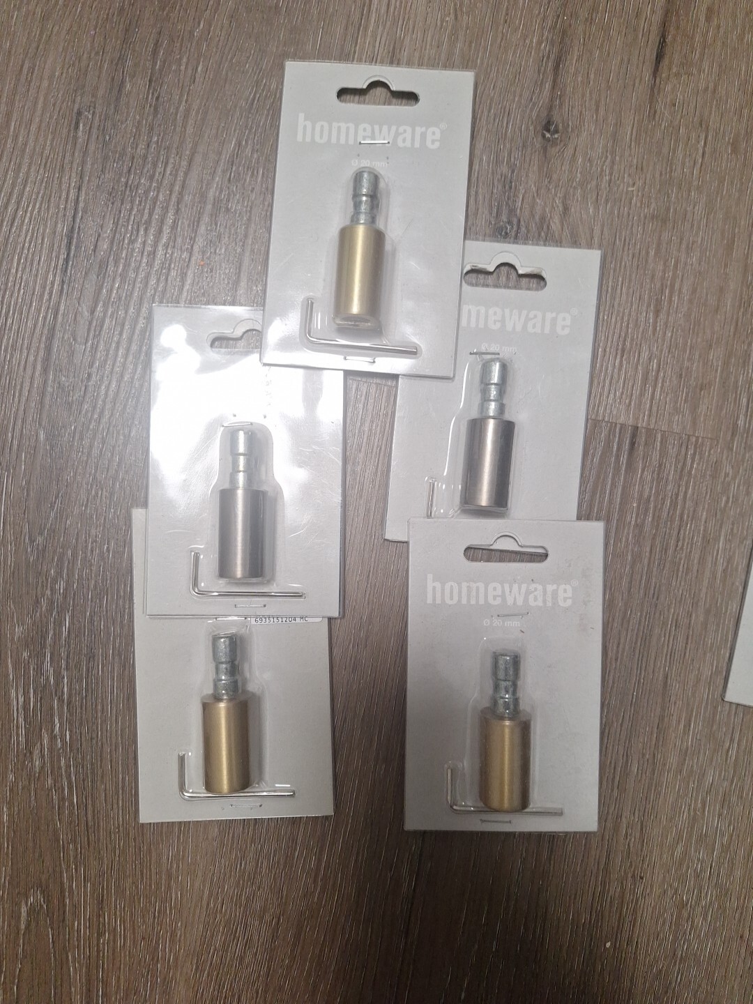 Carrier extension for Rivoli brass matt Ø 20 mm 3.5 cm long