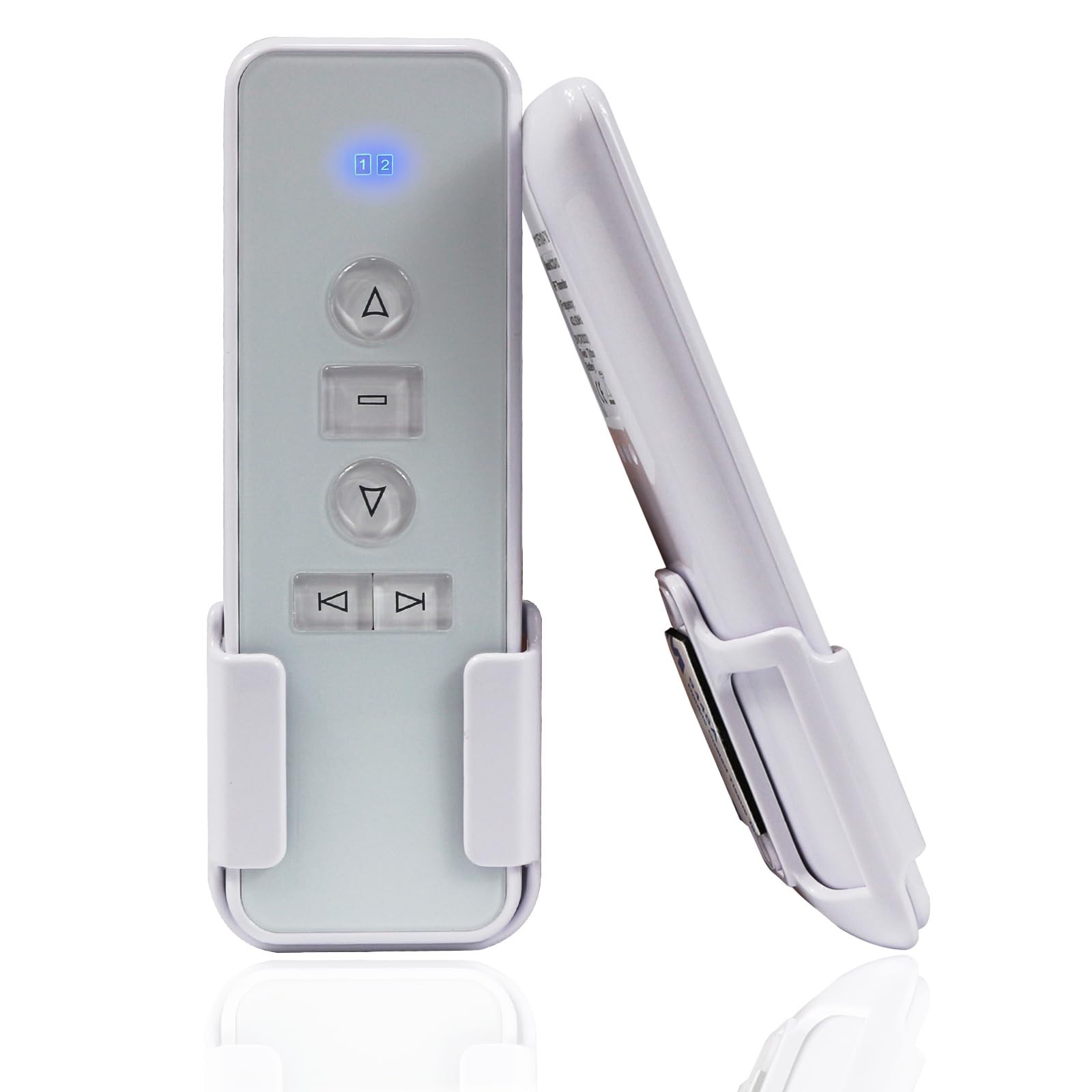2-Channel RF433.92 Remote Control Transmitter for Roller Shades & Blinds