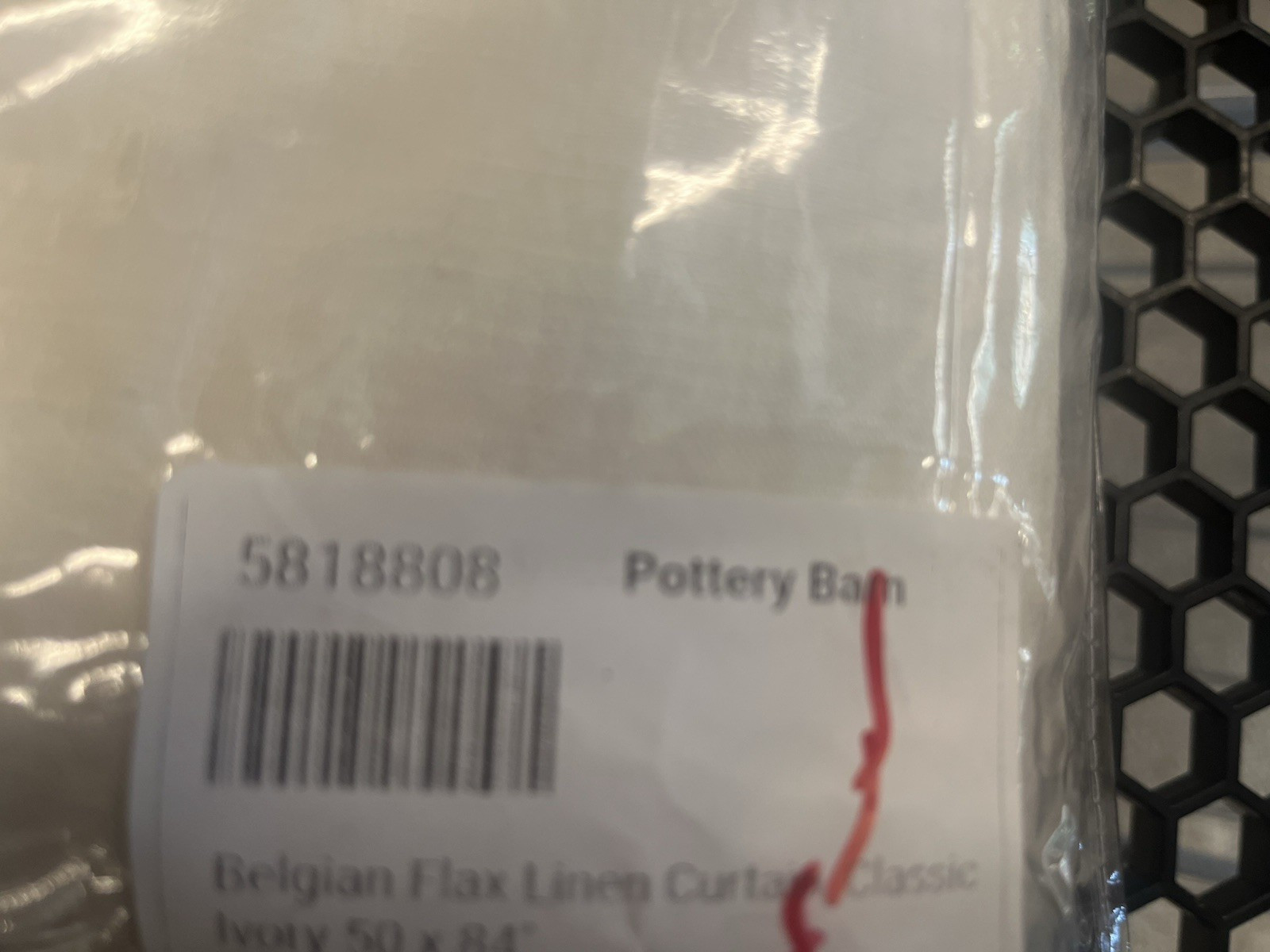 2 Pottery Barn Belgian linen DRAPEs curtains ivory 50 84 light filtering ivory