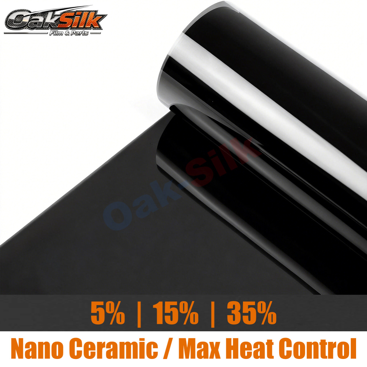 Nano Ceramic Window Tint Film 20″ x 10FT 2mil 2PLY IRR 95%+ 5% 15% 35% VLT