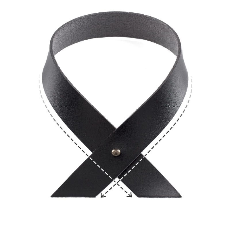 Upgraded Reliable Stable Compact Hole-Free Nordic Style Leather Curtain Tiebacks