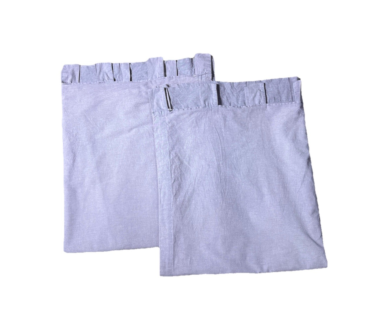 2 Rare Vintage Ralph Lauren Lavender Curtains Light Purple Tab Top Panels Lined