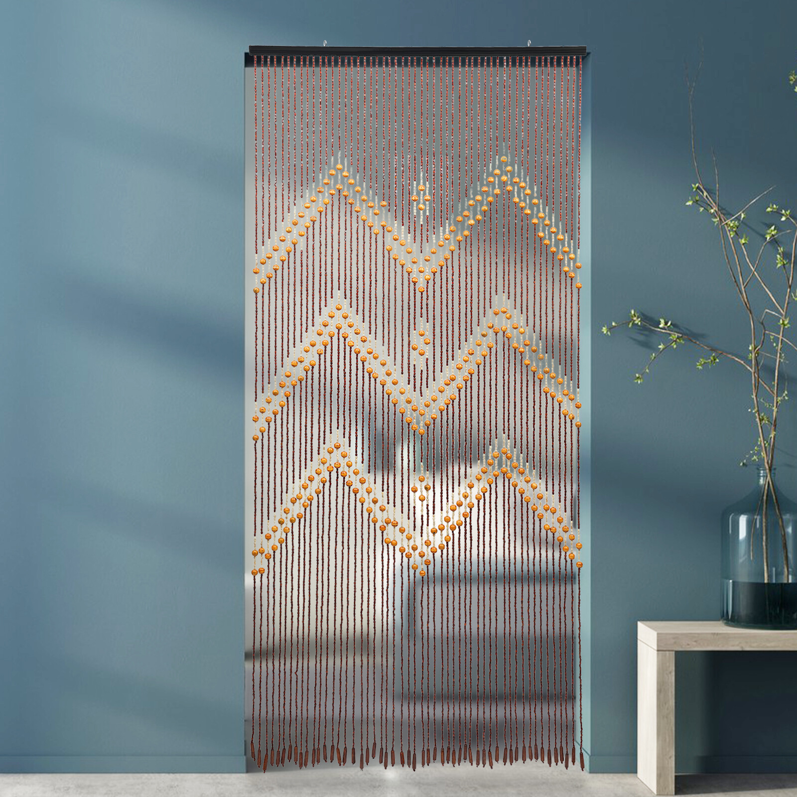 Natural Bamboo 52 Strands Handmade Curtain Beads Window Door Shoji Room Divider