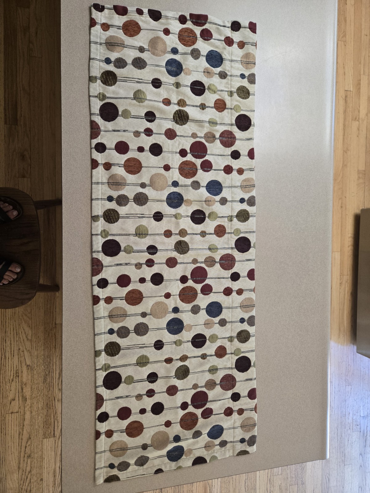Qty Of 3 Valences Size 18 X 50. From A Non Smoking House.