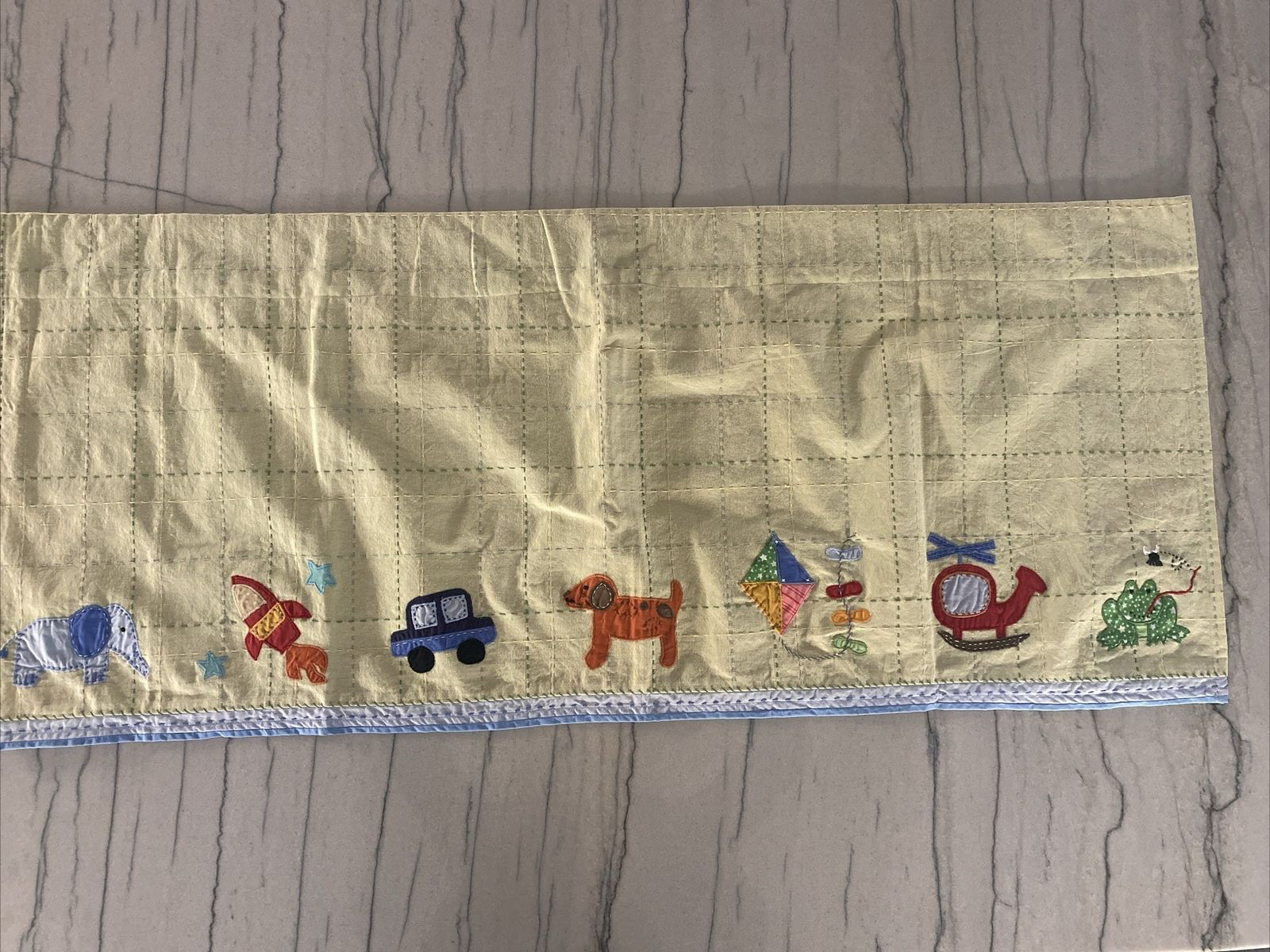Pottery Barn Kids ABC Alphabet Valance 44″x19′ Lined Rod Pocket Multiple Availab