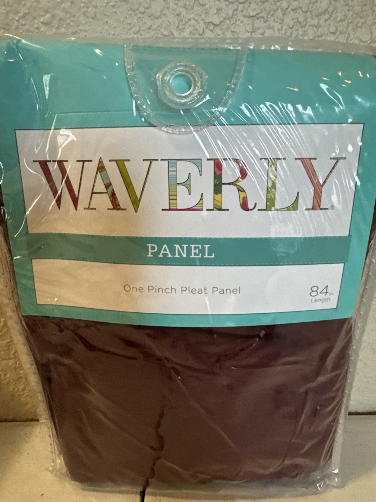Waverly Panel One Pinch Pleat Panel 25in x 84in Serendipity Cabernet Color 25×84