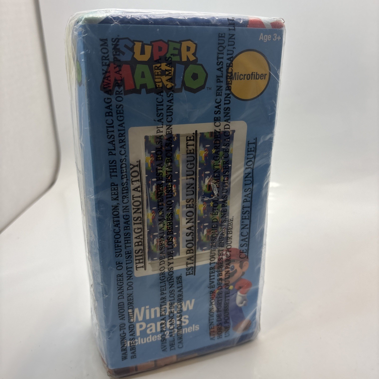 SUPER MARIO YOSHI Franco Kids Room Window Curtains Drapes Set, 82 in x 63 in