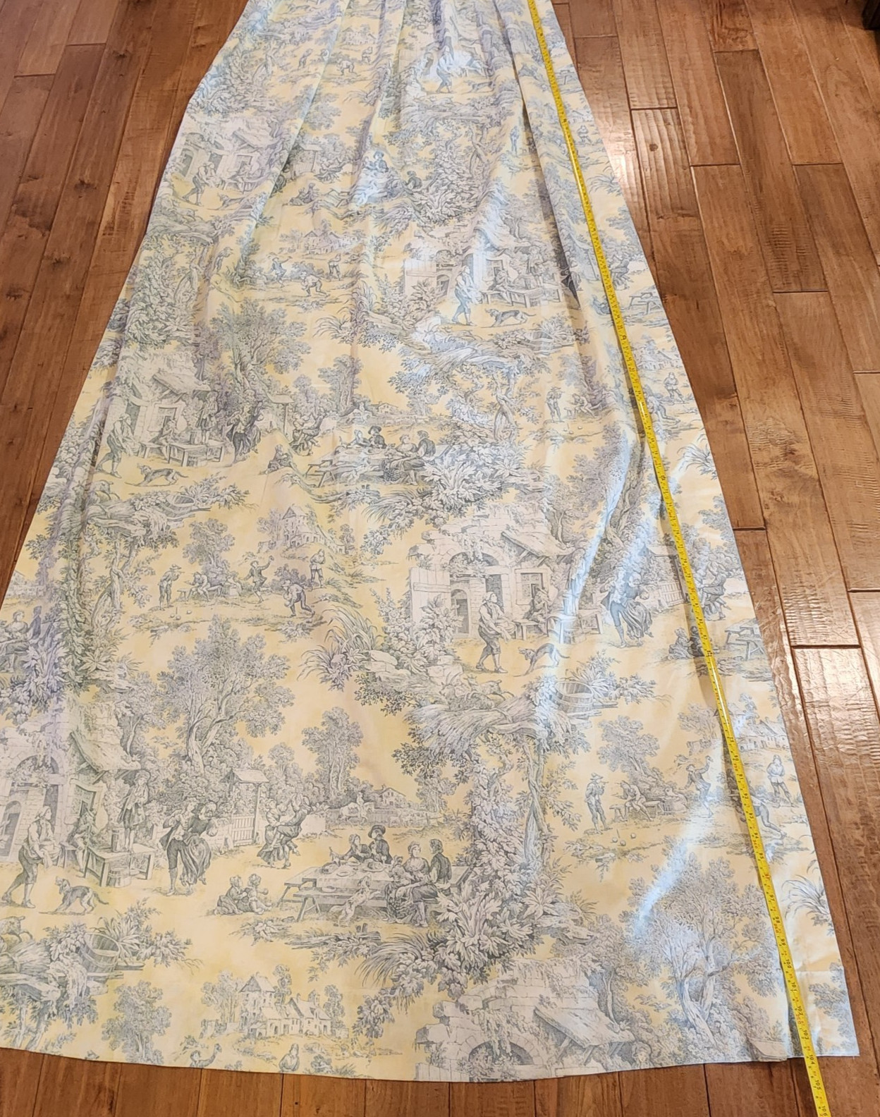 Legacy Home LUTECE CYPRESS Toile Single Custom Pleated Drapery Panel 48 x 104