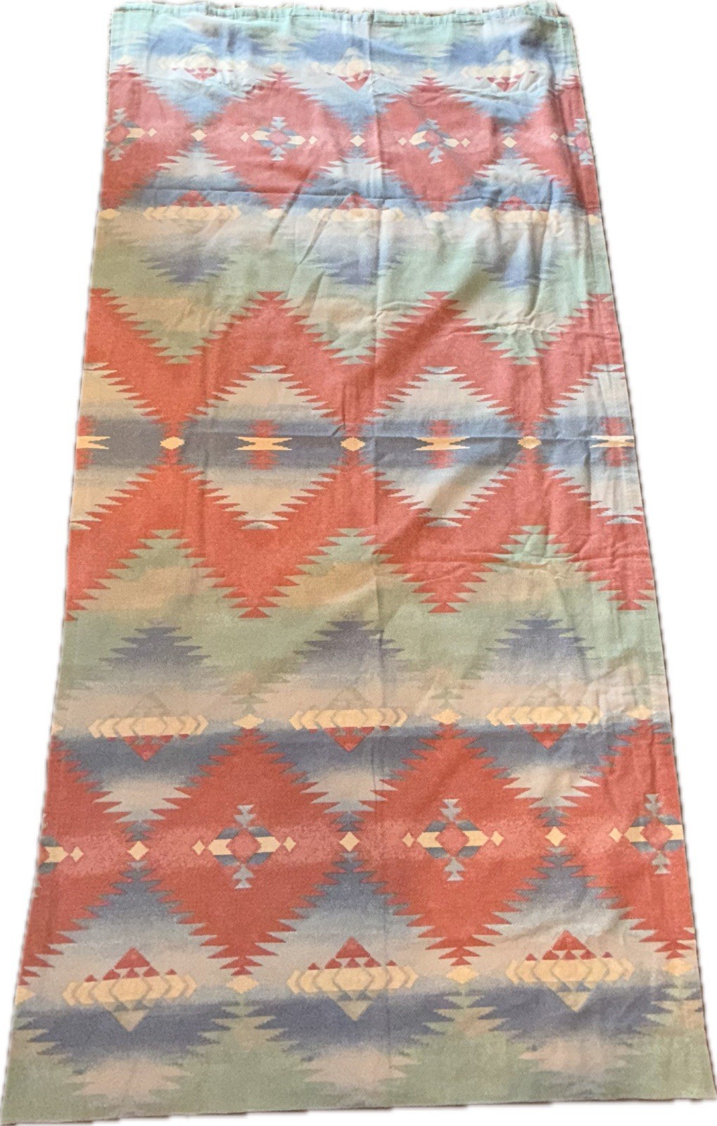 Rio Grande Aztec Yellowstone Ralph Lauren Tab Top Curtain Panel Set 2 Southwest