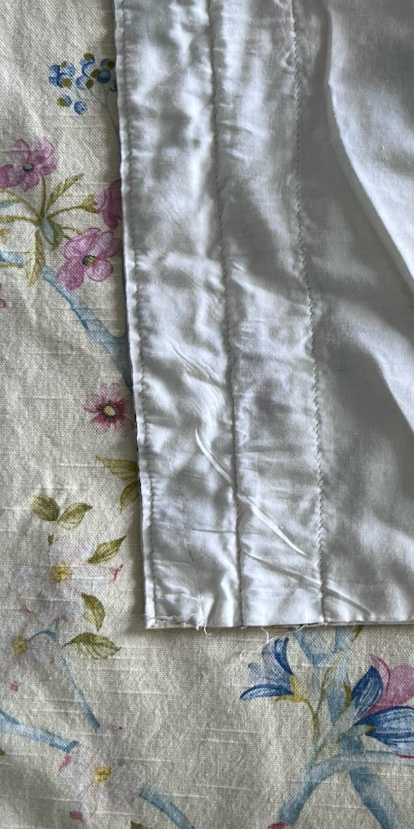 Vintage Waverly SPRING MORNING Birds Custom Lined ONE Curtain Drape Panel 50×72