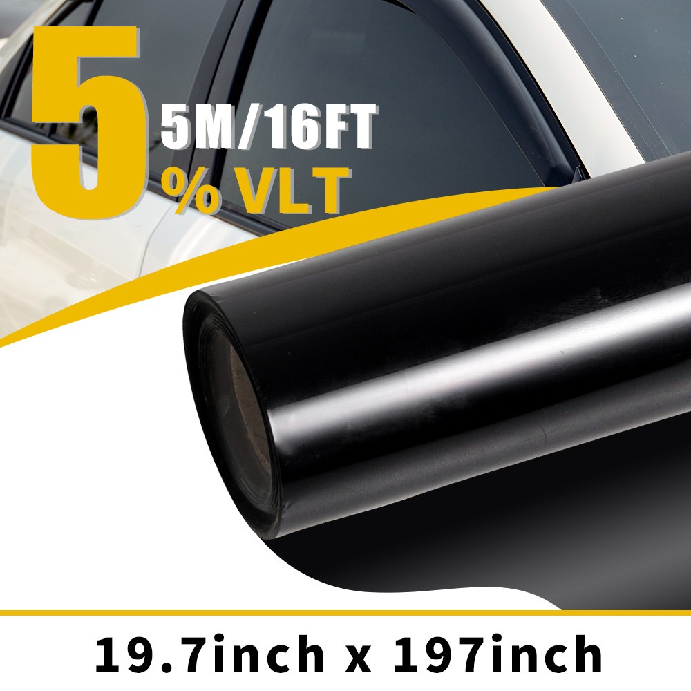 Car Window Tint Film, 5% 35% VLT UV Protection And Privacy Protection Film