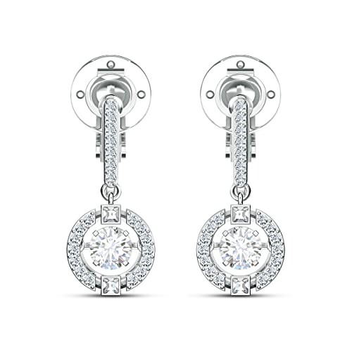 [Swarovski] Sparkling Dance Crystal Clip Earrings　Japan