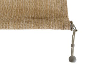 8′(W) x6′(H) Sesame Outdoor Roller Shade – Cordless Exterior Roll Up Sun Shade