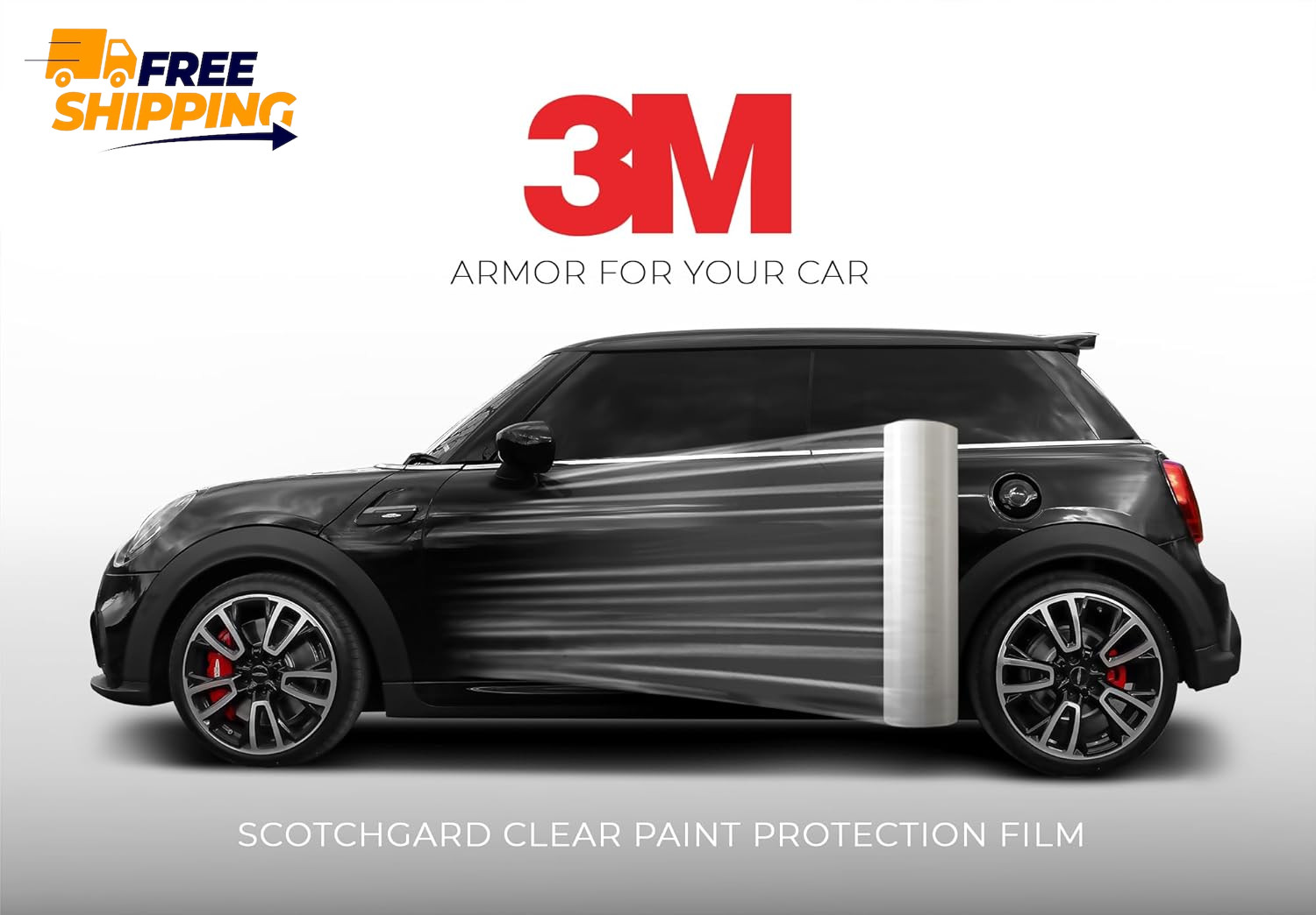 3M Clear Paint Surface Protection Vinyl Film (6 Inch X 60 Inch) ✅