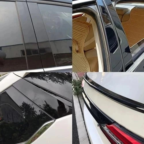 Vinyl Wrap, Cars Vinyl Film Tapes Kit for Blackout 1in x 30ft Gloss Black