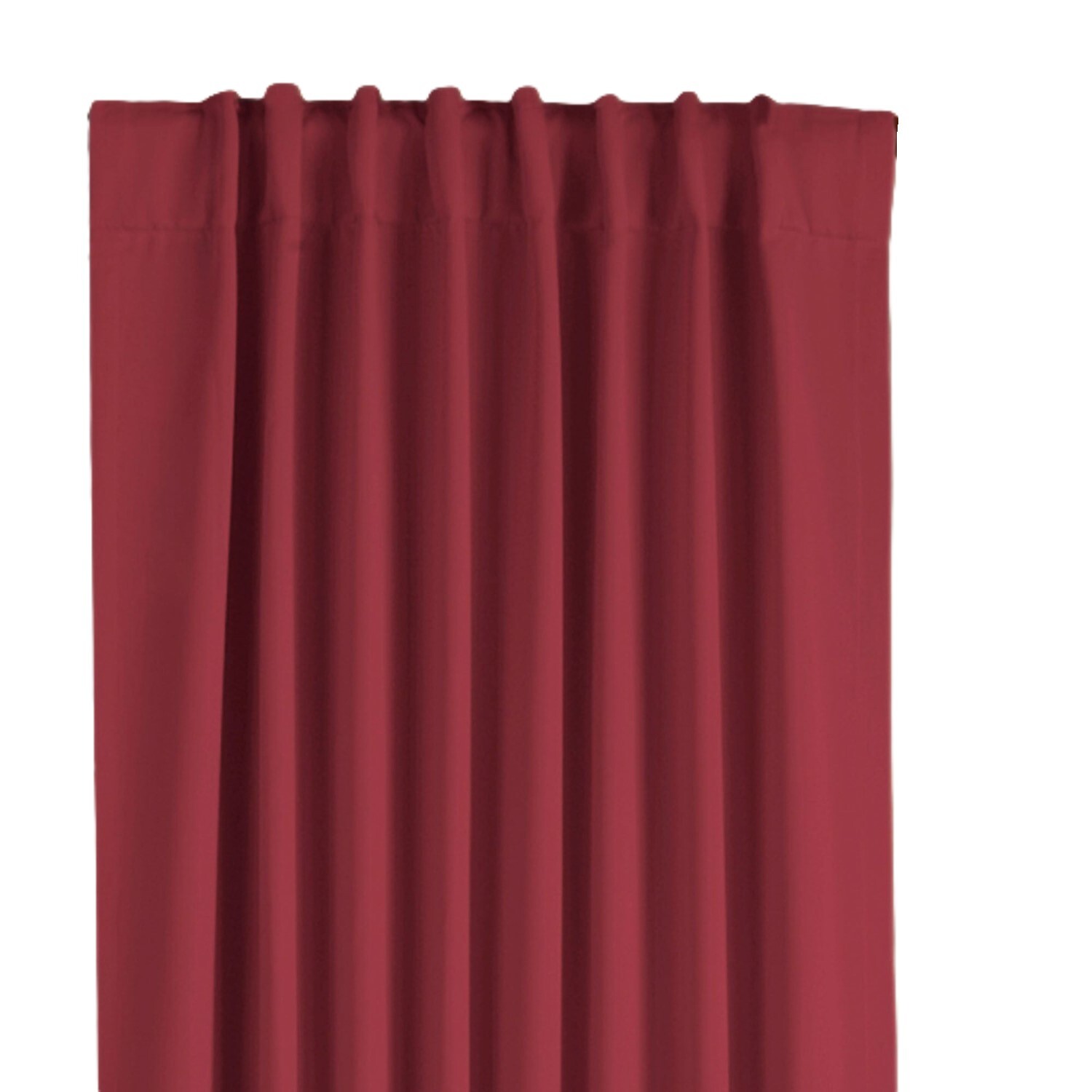 Ricardo Ultimate Black-Out 2-Way Pocket Curtain Panel – Garnett – 56″W x 84″L