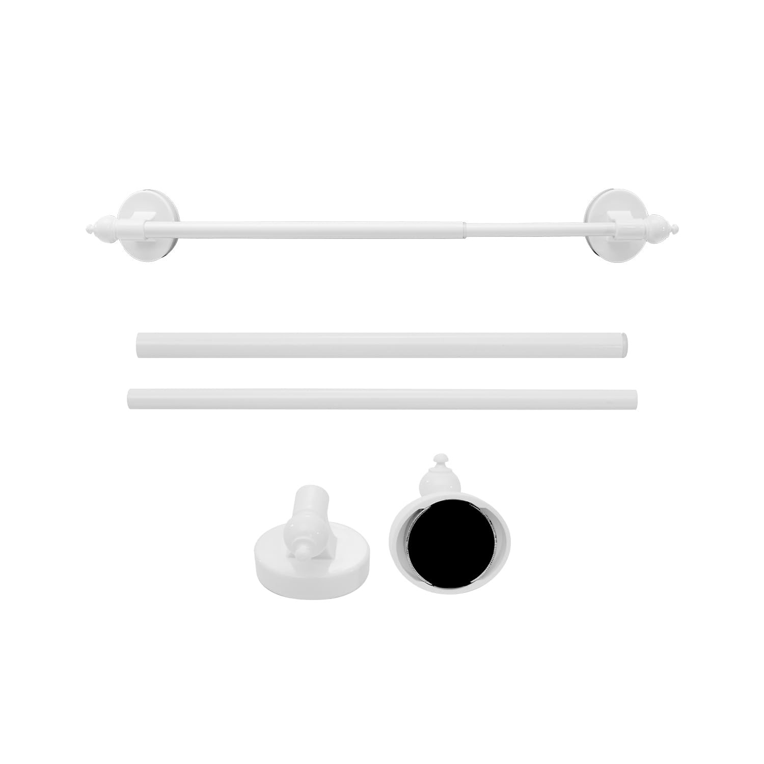 Magnetic Curtain Rods for Metal Doors and Window, Multi-Use Adjustable Applia…