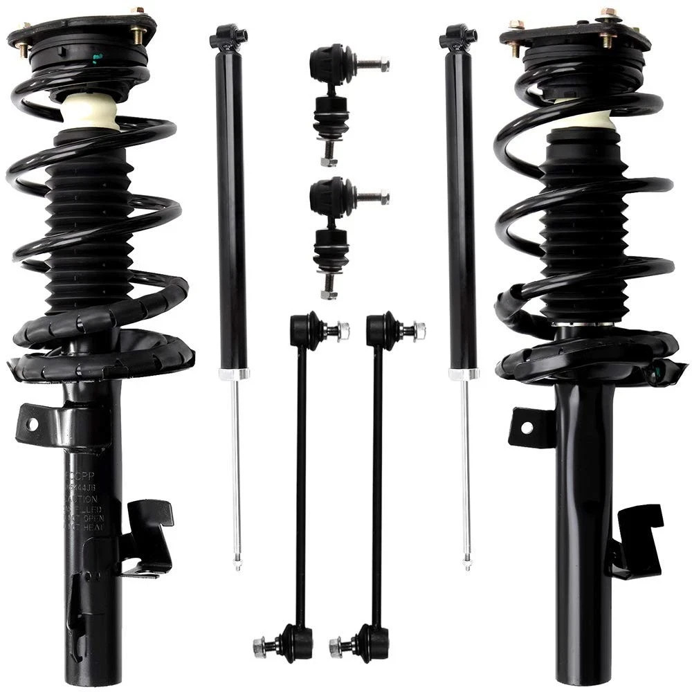 Front Struts Rear Shocks Sway Bar Links Kit for Mazda 3 5 2004-2010 8Pcs