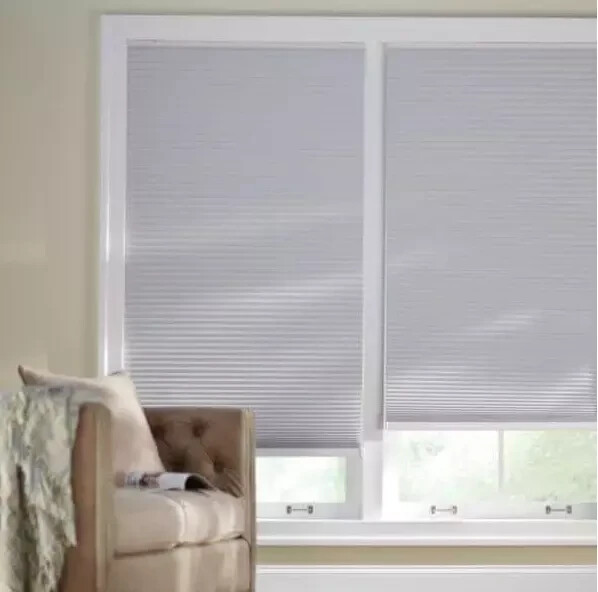 Shadow White Cordless Blackout Cellular Shade – 27 in. W x 72 in. L