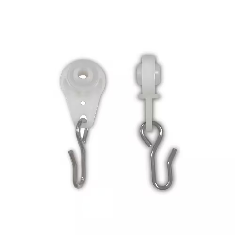 Ball Bearing Carrier with Stainless Hooks for Multi-Purpose Room Divider Track (