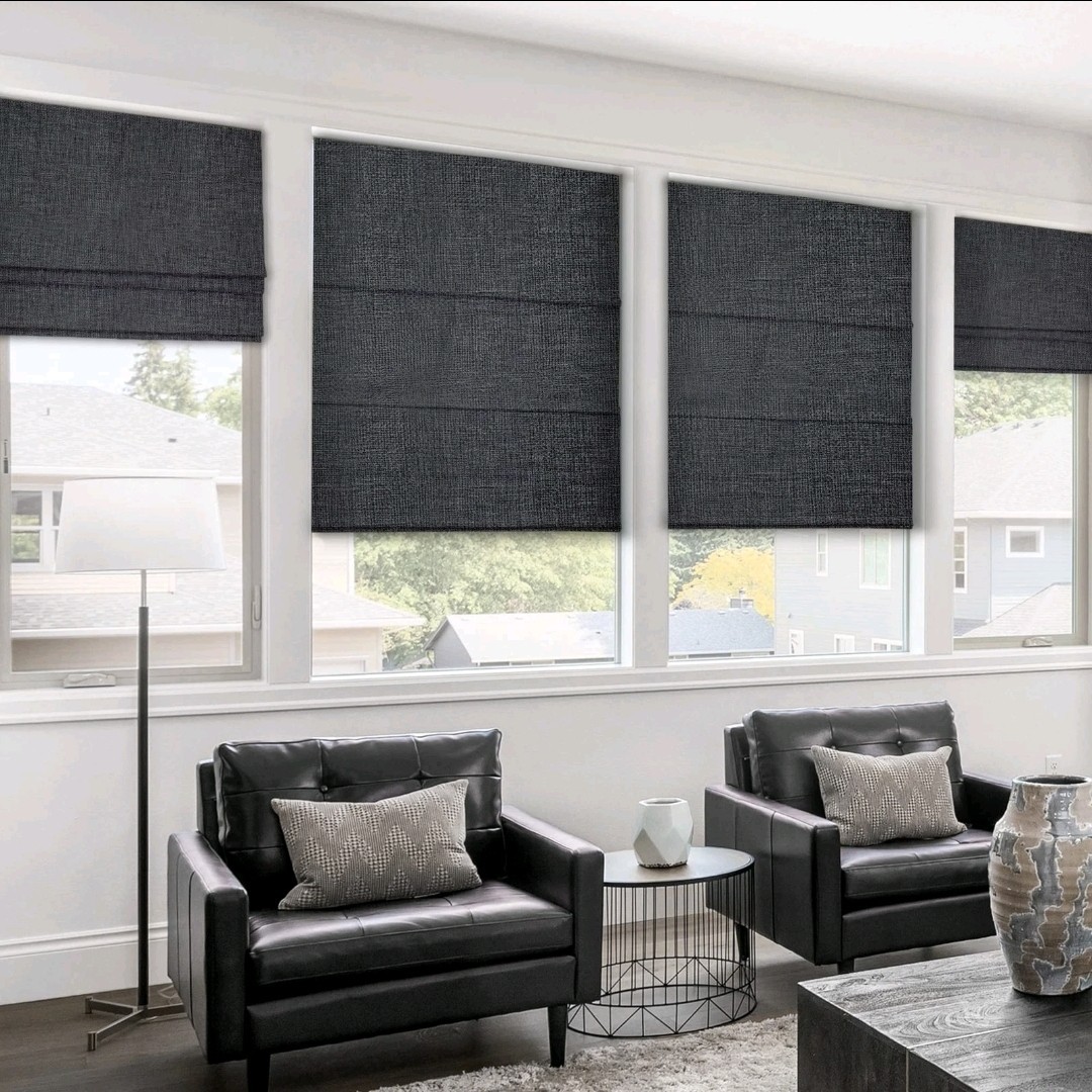 Blackout Shades for Windows CHICOLOGY Lexington Pebble 35″W x 72″H