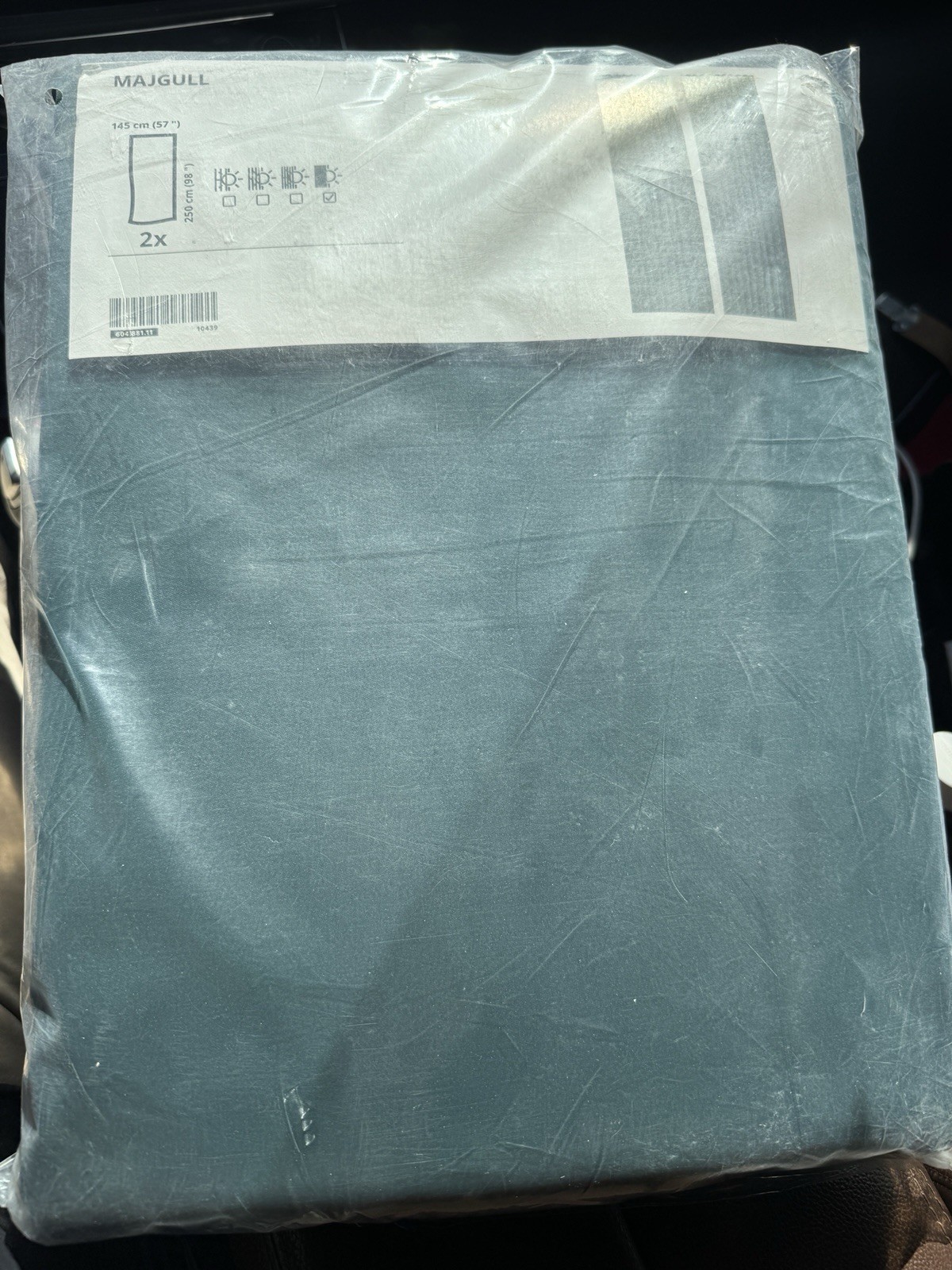 IKEA Majgull Room Darkening Curtains, Pair, Emerald Dark Green 57″x 84″