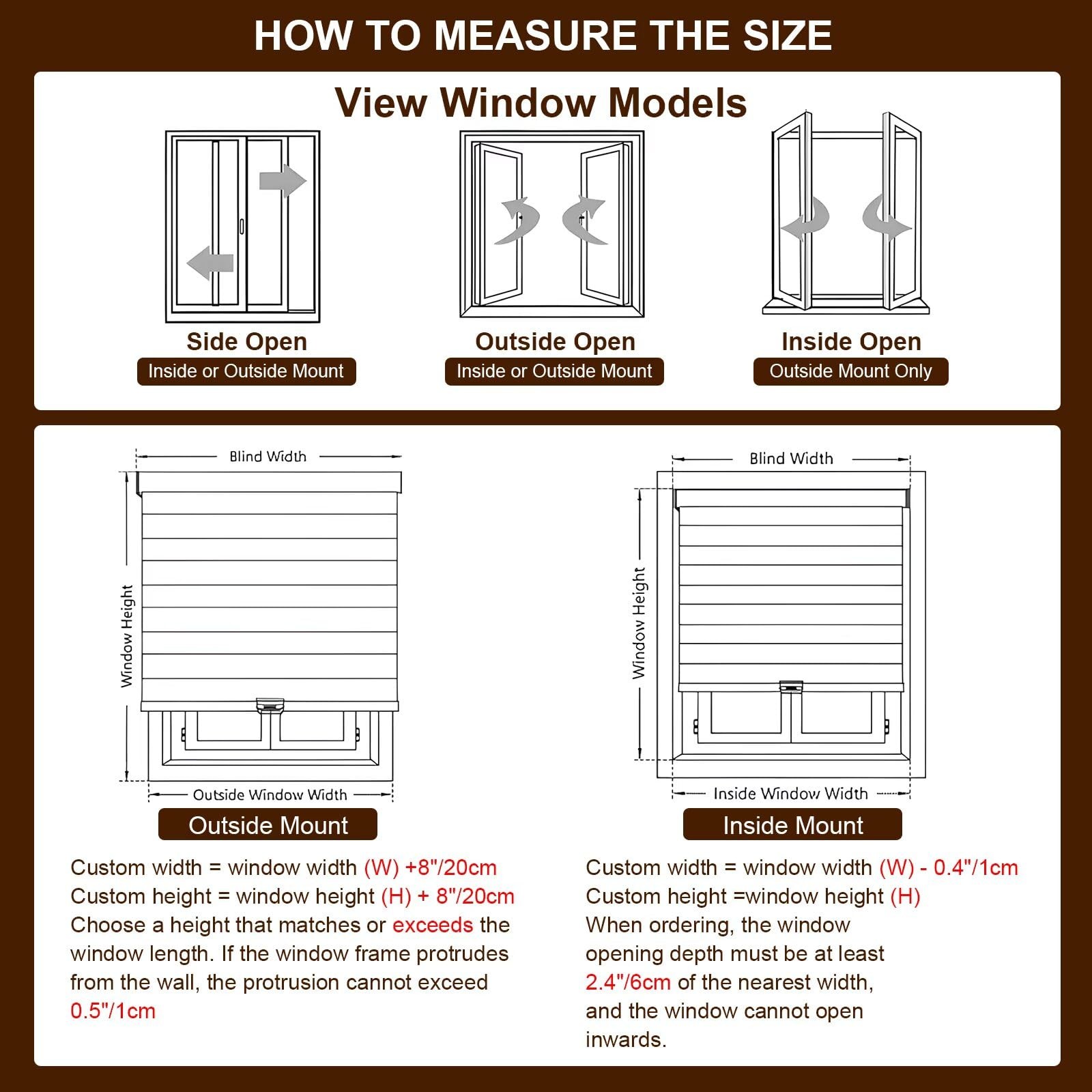 2″ Cordless Wood Blinds for Indoor Windows – Horizontal Window Blinds Easy In…