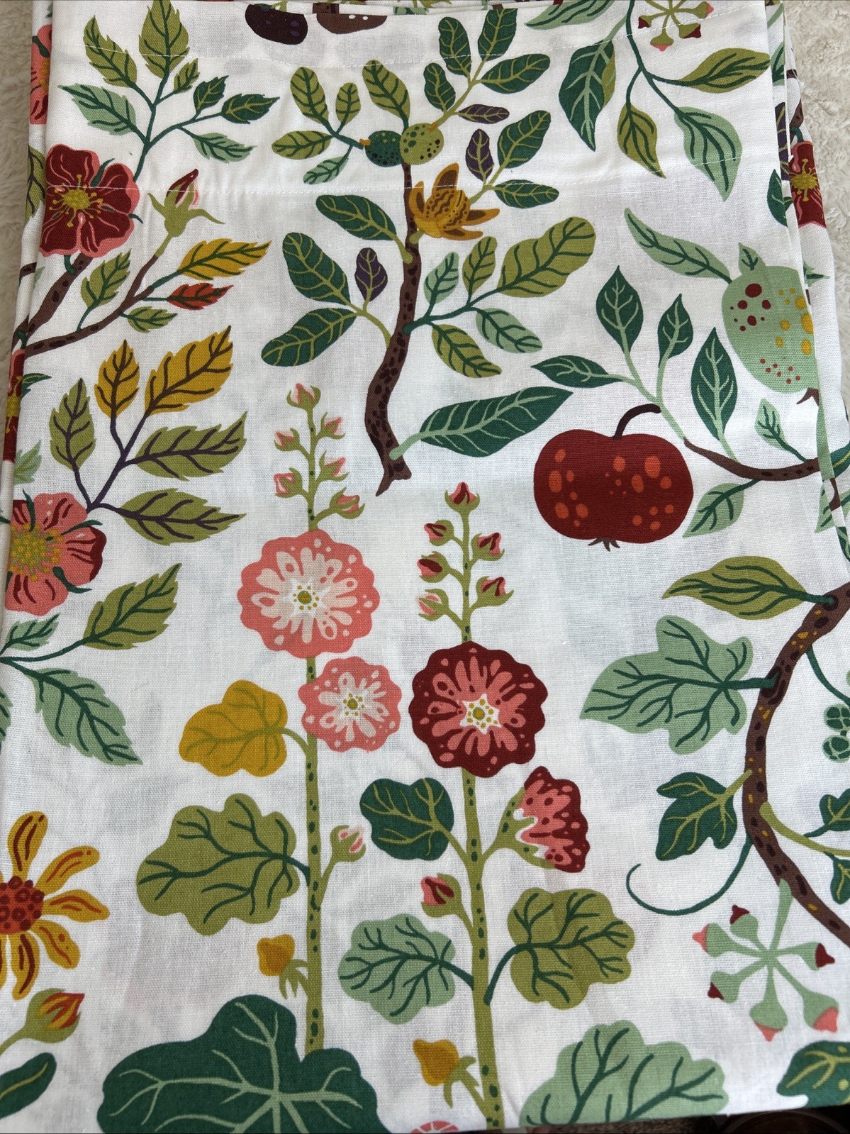 IKEA VILDPERSILJA Multicolor Floral Curtains, 1 pair, 57×98 «