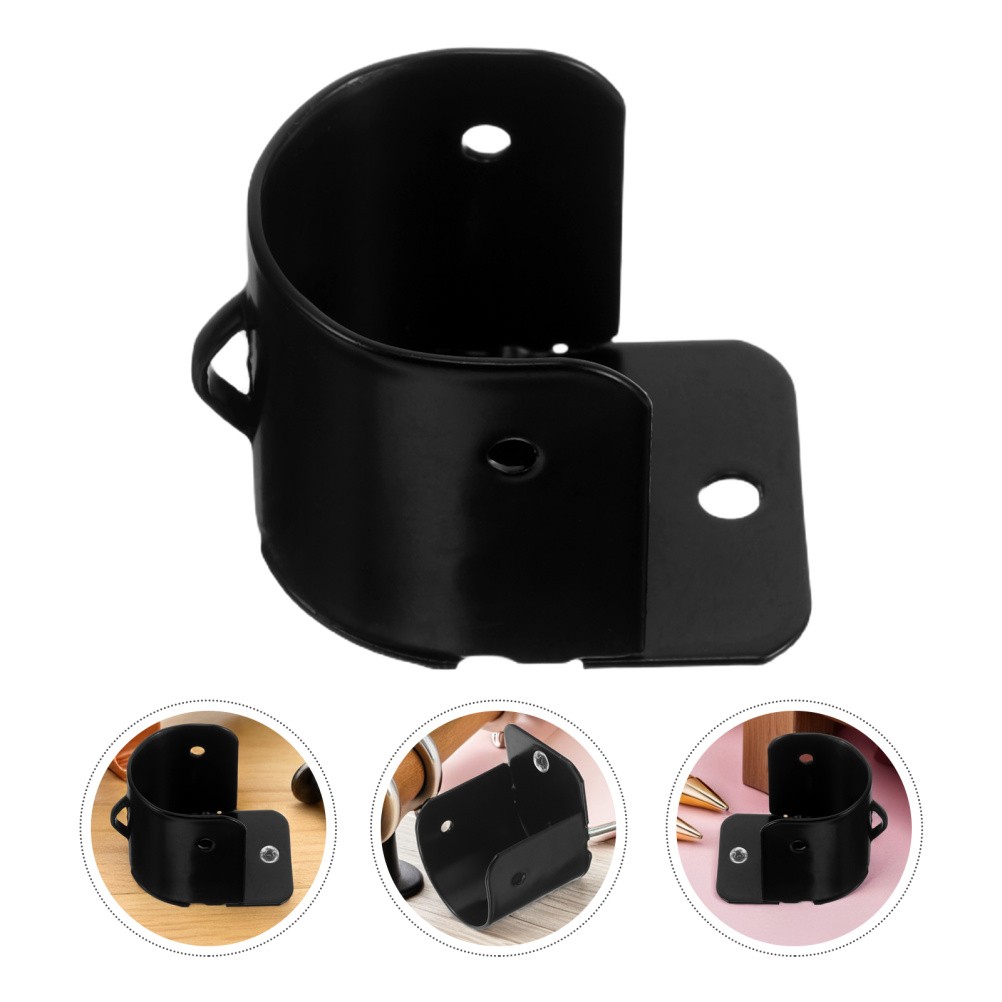 10 Pcs Curtain Rod Holder Closet Pole Socket Ceiling-mount Bracket Holders