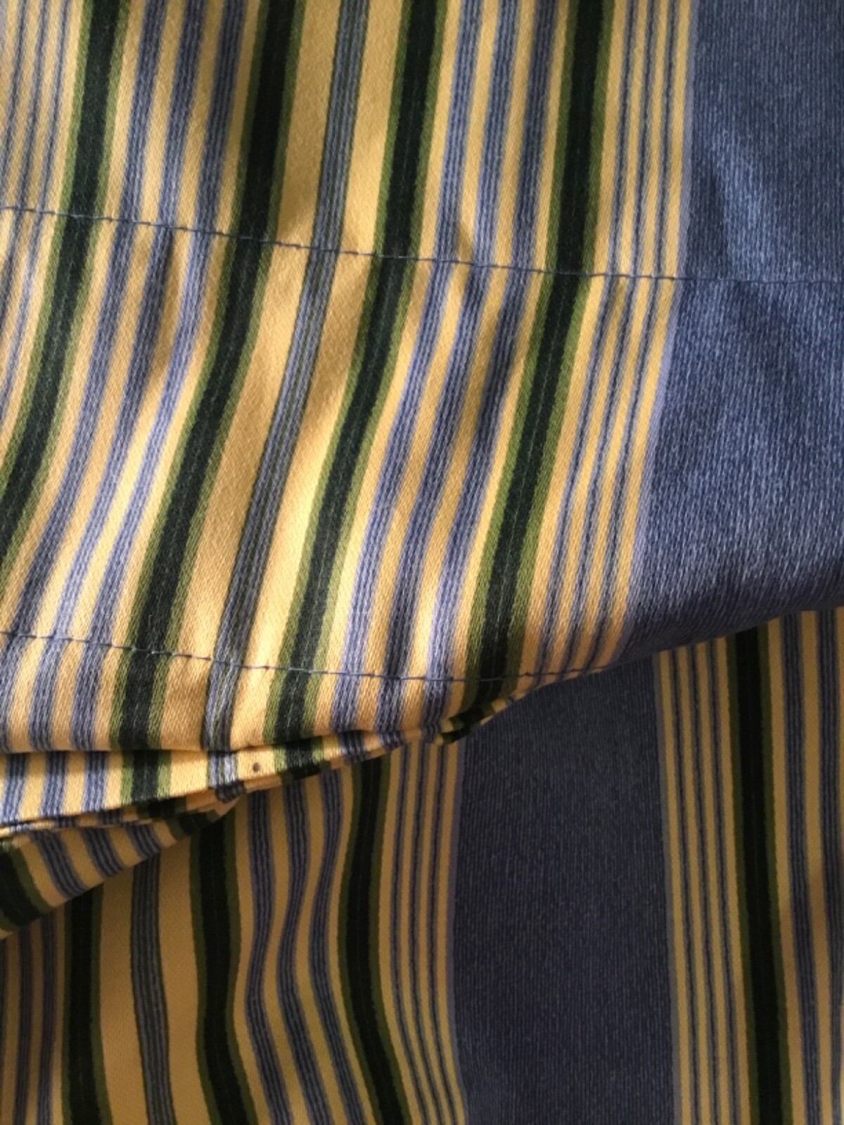 WAVERLY Valance ~ Amanda Blue Stripe ~ 77″ x 17″ ~ Lot of 2