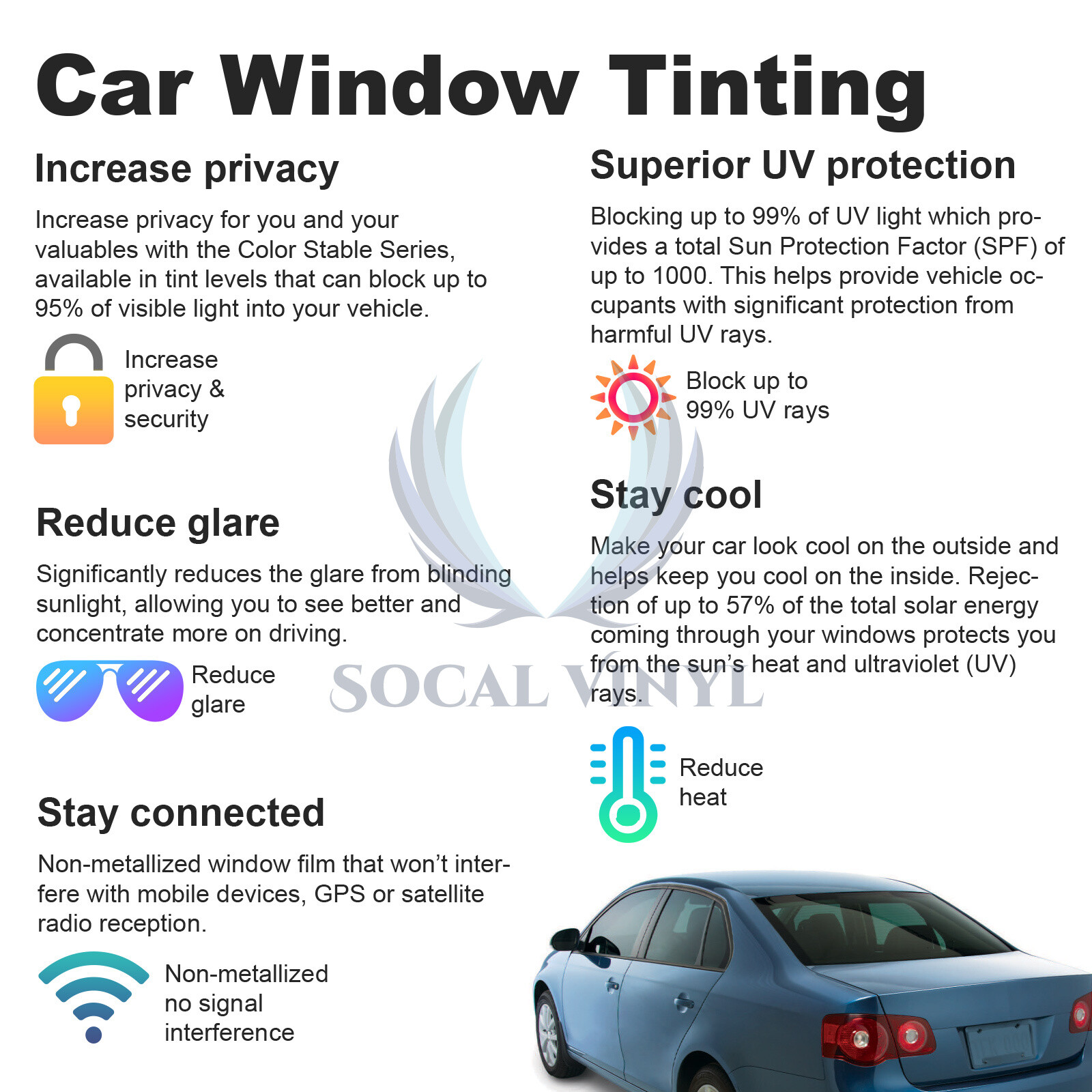 20″x10FT Uncut Window Tinting Film Car Home Office Glass Privacy Security Roll
