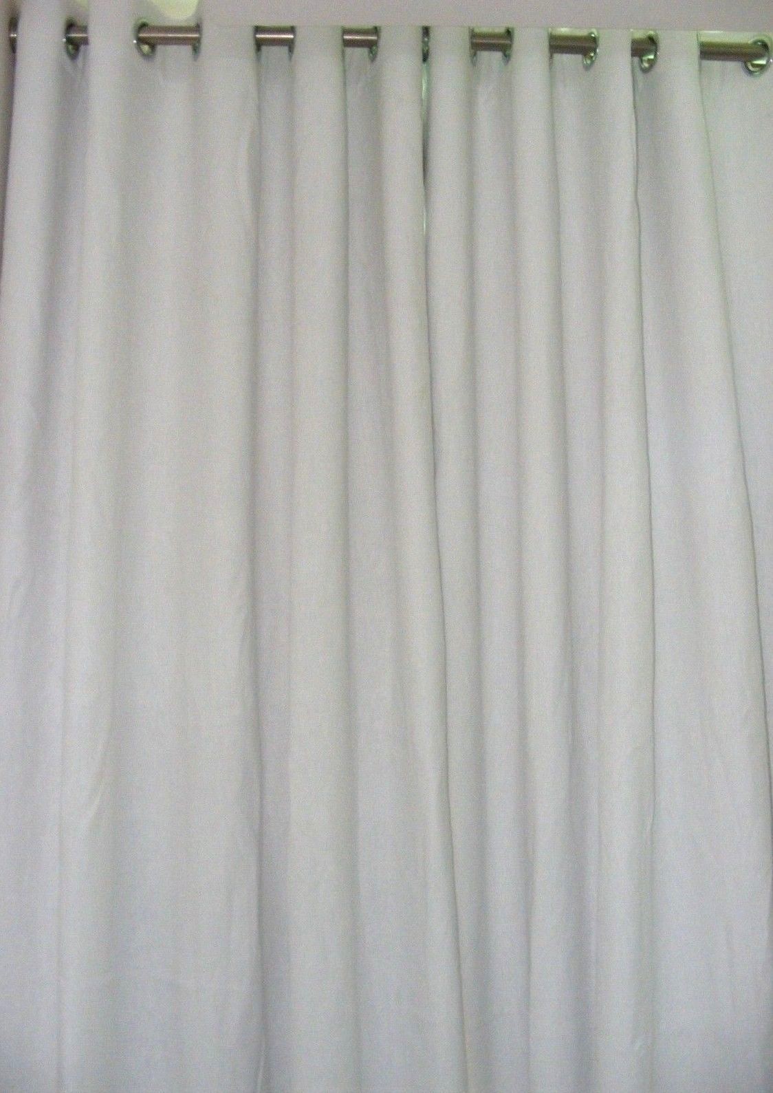 Pure Natura Linen Curtains White and Ivory color custom made as per selections