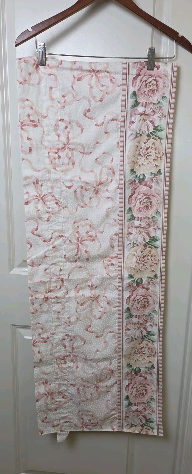 Vintage 80 90s Cottagecore Grandmillennial Floral Valances Dots Romantic Set