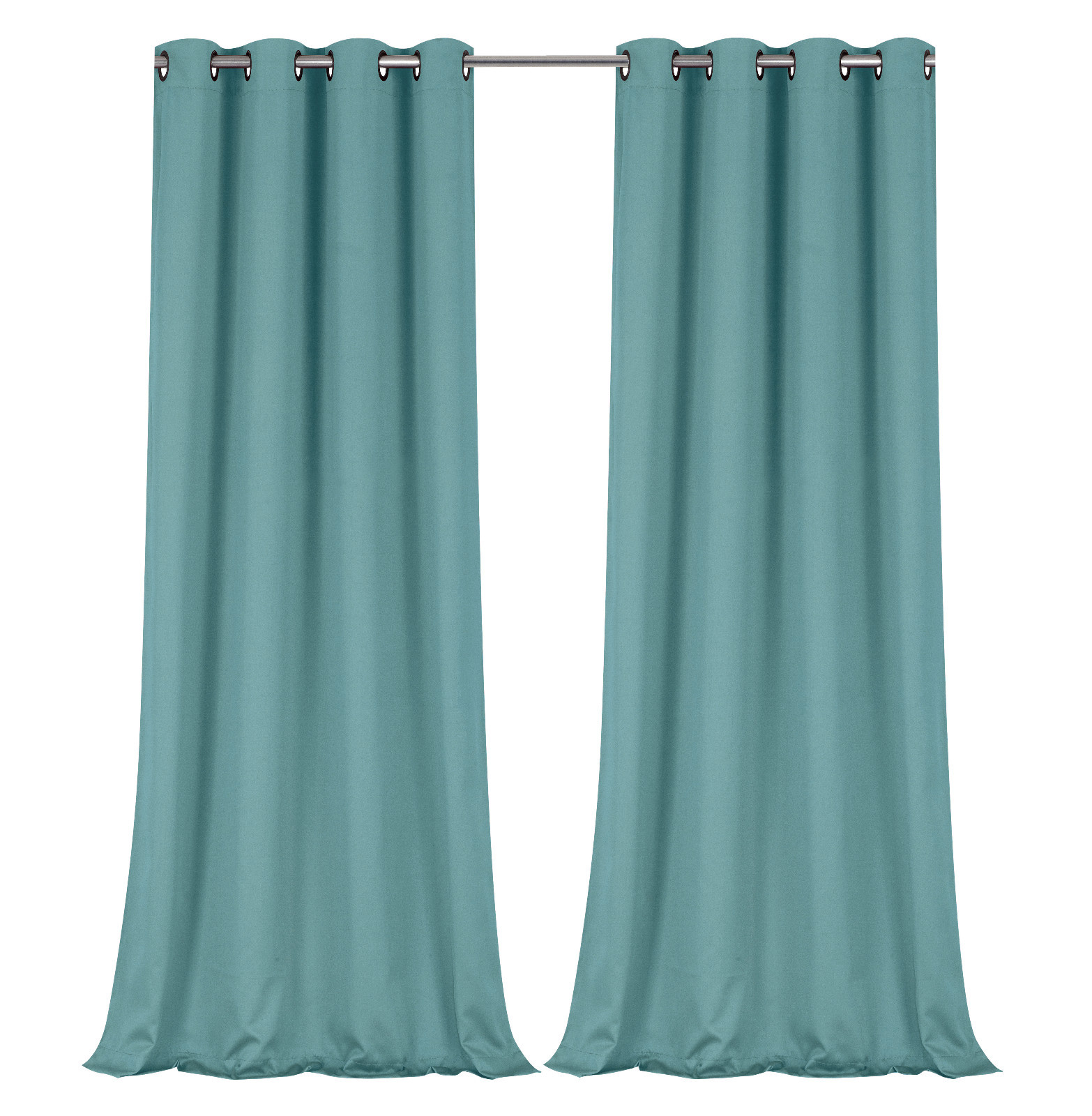 2 Pack: 100% Hotel Blackout Thermal Insulated Grommet Curtains – Assorted Colors