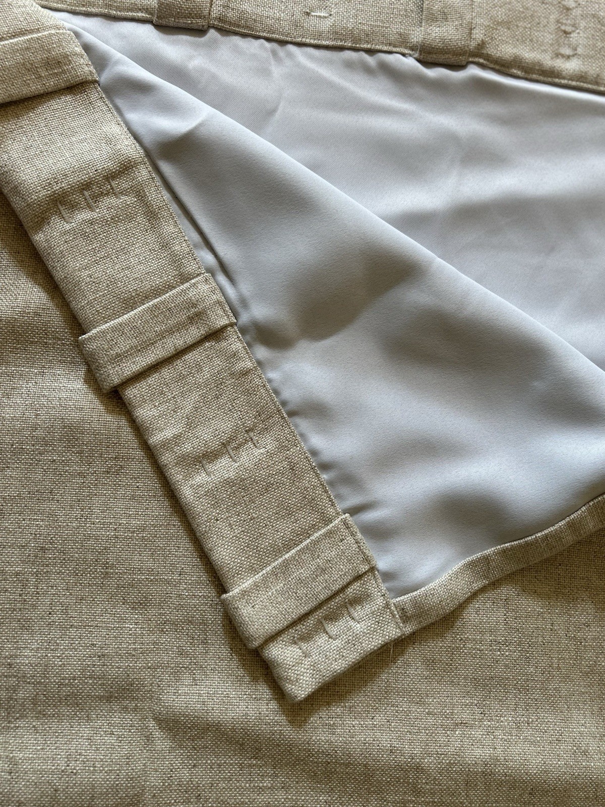 Pottery Barn Performance Everyday Linen Blackout Custom Curtain (1) 69”x98.5”
