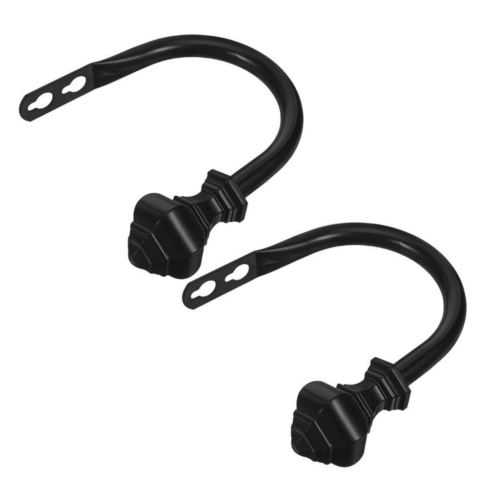 2 Pcs Curtain Tie Back Hook Holdbacks Tiebacks Hooks Wall Mounted Tie-backs