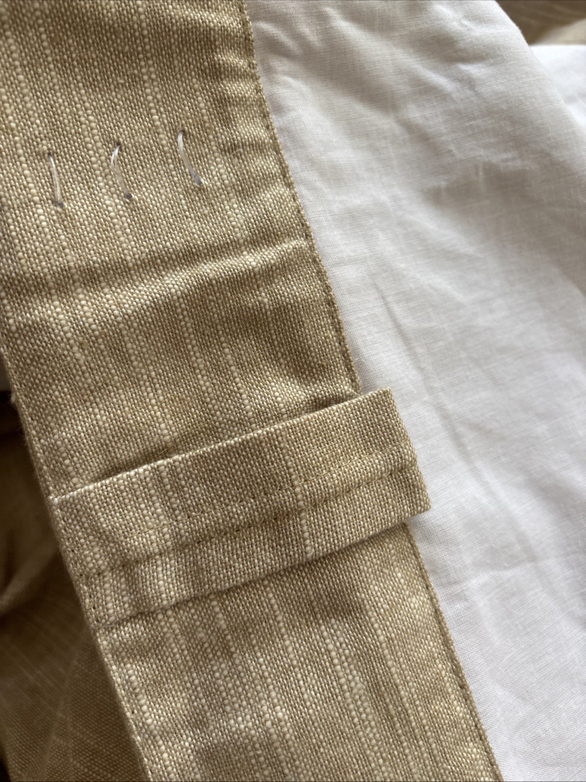 Pottery Barn Emery Linen Light Filtering Drapes Curtains Panels 48 X60” Oatmeal