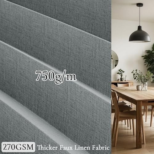 100% Blackout Magnetic Pleated Curtains – Thermal Insulated Drapes, W60 x L80, G
