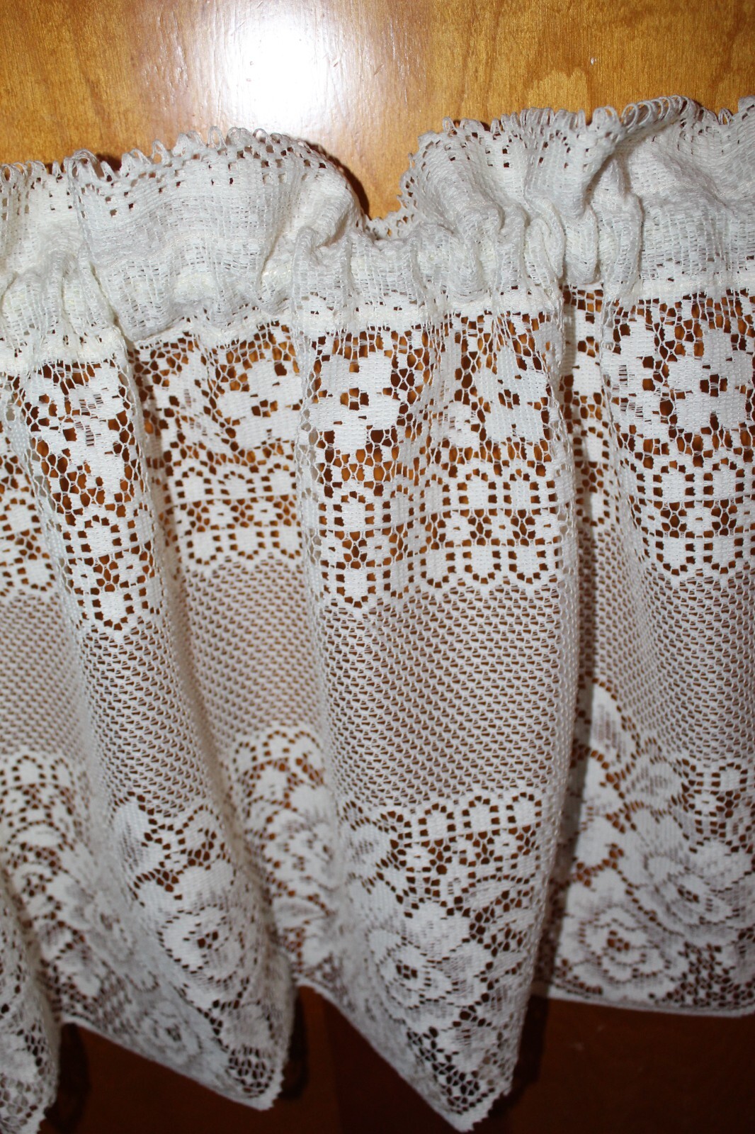 Heritage Lace Off White cream Window Valance 60″ Wide