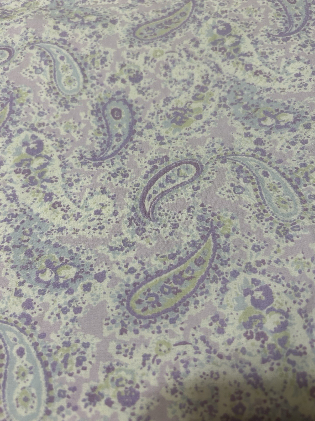 SIMPLY SHABBY CHIC LAVENDER Purple Jewel PAISLEY Pair Of Curtains 82”x 52”