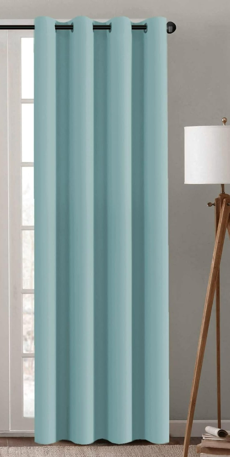 H.Versailtex, Blackout Curtain, Mineral Blue, 52″ x 84″