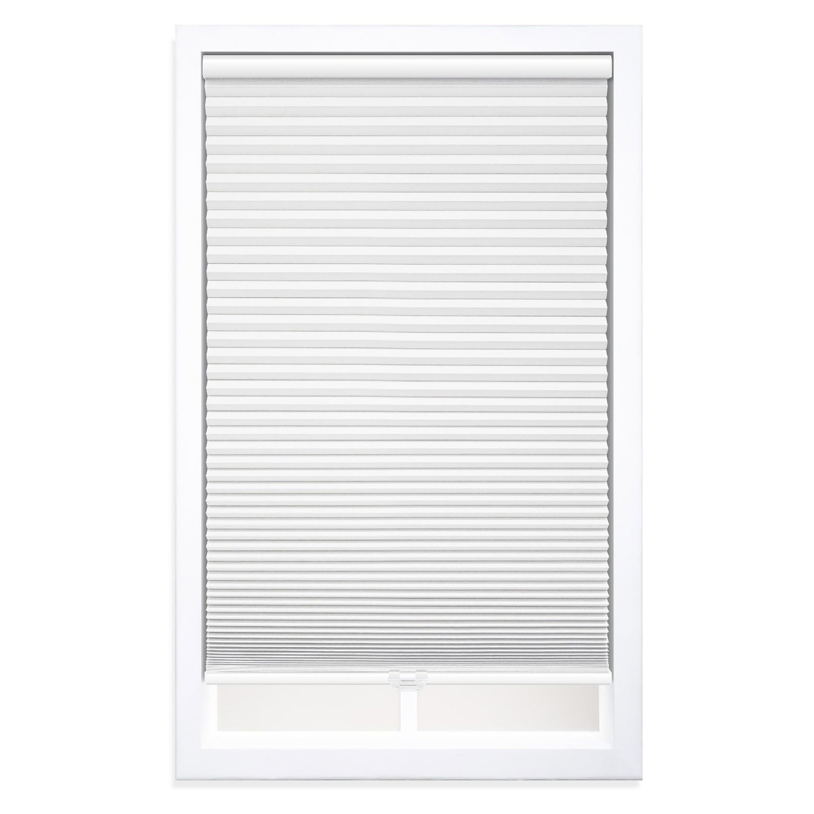 Dez Furnishings Cordless 1.5 Blackout Cellular Shade 27W X 48H White