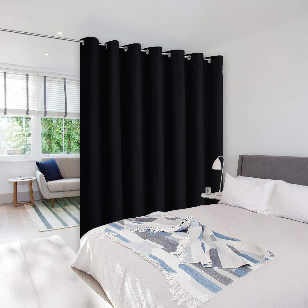 Lower Noise Room Divider Curtain Screen Partitions Blackout Sound Reducing